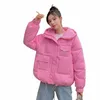 Sigutan Winter New Women Short Płaszcz Kobieta Grube Down Cott Cott Cape Woman Lose Overcoat Fi Casual Hooded Parkha 57it#