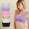 Bras Bra One-Peça Underwire Plain Copo Completo Unbreasted Esponja Skin-Friendly Brassiere Fixo Double Ombro Cinturão Yoga