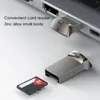 Настенные часы Mini TF Card Reader USB-адаптер компьютерной памяти со светодиодным индикатором для автомобильного аудио