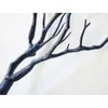 Decorative Flowers 3 Pcs Vase Branch Artificial Fake Tree Plants LED Branches For Decoration Black Ornaments Christmas