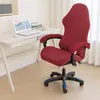 Chair Covers Comfortable Touch Gaming Cover Thickened Elastic With Zipper Closure Protection For Computer Office