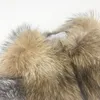 Missjanefur 2022 New Fur Coat Women Cropped Luxury Real Sier Fox Fur Jacket fi温かいカスタムナチュラルラクコファー冬D8kg＃