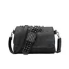 Shoulder Bags WOMEN BAG 2024 Fashion Versatile Temperament Leisure Rivets Double Soft Leather Cross Can Drop