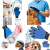 Hund Grooming Pet Glove Cat Hair Removal Mitts De-Shedding Brush Combs for Mas Supplies Accessoies8939027 Drop Delivery Home Garden DHSE4