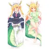 Miss Kobayi Trascinare Cameriera Federa Carino Toru Hing Corpo Cuscino Dakimakura Copertura Anime Cushi Camera Federa Personalizza d50A #