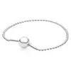 DORAPANG 925 bracelet classique en argent sterling or rose bonne perle de charme CZ clair ajustement bricolage bracelets de neige usine de bijoux entière1243w