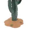 Kwiaty dekoracyjne 3 szt. Tiny kaktus mikro krajobraz Ozdun Szklany mini ozdoby miniaturowe rośliny figurki biuro PVC