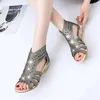 Sandalen The Most Popular Womens Roman Summer Mother Wedge High Heels Sandalet Sandalen Damen Zapatos jer 2024 H240328JTWX