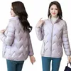 nuova giacca invernale da donna Parka maniche Lg lucido piumino Cott giacche imbottite spesse Parka studentessa cappotto caldo outwear 2023 g1WX #