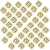 Dekorativa blommor 100 stycken Jingle Bells 15mm Metal Mini Craft Peads for DIY Gold