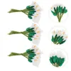 Decoratieve bloemen 144 PCS Simulatie Small Bouquet Flower Diy Leveringen Mini Fake Craft Making Decor-accessoires Schattige handgemaakte ambachten