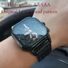 Men's High Color Value Student Party Square Quartz Watch