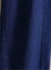 Dżinsy damskie damskie damskie dżinsy elastyczne talia z krawatami proste spodnie sprężyny i jesień długie spodnie o rozmiarach z kieszonkowymi dżinsami 24328