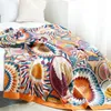 Deodar Nordic Bohemian 100% Cotton Gaze SOFA THEACH BED COVER Hela säsongen Tupplur