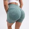 Kadın Yoga Şort Yüksek Bel Egzersiz Şortları Fitn Yoga Asansör Butt Fitn Ladies Yoga Spor Salonu Kısa Pantolon Spor Giyim 412E#