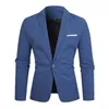 jacket Blazers Blazer Men Suits For Man Pure Colour New Fi Mens Suit Jacket Coat S30 m2r7#