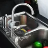 Cucina Stoccaggio Mobili Rubinetto Cremagliera Straccio Spugna Scarico Appartiene ai prodotti per la casa Buon materiale Facile manutenzione e utilizzo