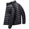 men's high-quality autumn down jacket short er m thin down coat j6lX#