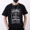 男性Tシャツ特大のコットTシャツプリントハイゼンバーグレターTシャツヒップホップブラウスメンズ服oネック通気性ティーW83A＃