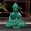 Sculptures Meditative Seated Buddha Statue Thai Sitting Buddha Figurine Praying Buddha Sculpture for Home Outdoor Decoration