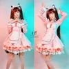 Rolecos Nekopara Chocola Vanilla Cosplay Kostüm Chocola Vanilla Cosplay Kostüm Maid Dr Cat Neko Sexy Frauen Kostüm Full Set x50i #