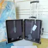 Bavullar Sert kabuklu seyahat çantaları valiz 20 inç 26 inç 30 inç metal spinner, moda bagaj valisi valisi lager kapasite kutusu 2308029