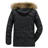 7xl Men Winter Warm Parkas Mens Fleece Detachable Hat Jacket Parkas Men Casual Cott Outdoor Fur Trench Padded Jackets Coats 937E#