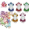 Tokyo Mew Mew Momomiya Ichigo Maid Dr Midorikawa Retasu Costume Cosplay Gioco Vestito giapponese Caffè Lolita Multi-stili x47I #