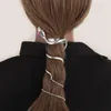 Haarspeldjes Haarspeldjes 1 Stuk Punk Kronkelende Slang Voor Vlechten Vrouwen Vrouwelijke Strass Kettingen Haarspeld Ring Sieraden Accessoires Geschenken Drop Otbjh