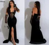 Robes de soirée sexy licou licout noir pour femmes africaines