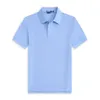 Homens Polo Camisa Designer Camisetas Mens Moda Verão Bordado Gráfico Tee Cor Sólida Slim Manga Curta Camisa Muitas Cores