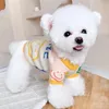 Cão vestuário camisola gato filhote de cachorro roupas casaco de malha pequeno traje outfit yorkie pomeranian poodle schnauzer bichon roupas