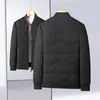 L-8XL Plus Size Men 2024 Ny FI förtjockad varm kappa Autumn och Winter Bright Face Jacka Korean ner Cott vadderade kläder R4ZM#