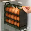 Rastrelliere per frigorifero Scatole per uova Vassoio reversibile Conservazione Porta laterale del frigorifero domestico Mantieni freschi gli accessori da cucina