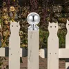 Garden Decorations 2 Pcs Decorative Column Caps Fence Decoration Covers Metal Finial 201 Stainless Steel Post Finials Replacement
