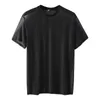 メンズTシャツセクシーなスパンコールTシャツトップラウンドネック短袖スパンペール透明メッシュ夏の男性クラブパーティーTシャツCAMISETA