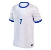 2024 25 FAN PLAYER Francês Futebol Jerseys Benzema Giroud MBAPPE GRIEZMANN SALIBA PAVARD KANTE Maillot De Foot Equipe Maillots Kids KIT JERSEY Camisa de Futebol CASA S-4XL