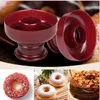 Bakning formar diy donut maker cutter cake mögel blommor hjärta form fudge bröd dessert bageri mögel runda chokladverktyg