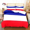 Ensemble de literie National Flag Pattern Cover Cover Set pour adulte Kids Bed Bed Counter 10 Tailles