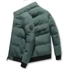 2024 nueva chaqueta de algodón otoño / invierno versión coreana engrosada chaqueta de algodón chaqueta de algodón corto collar de hombre XS-4XL 08BY #