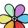 Tuindecoratie Decoratie Windmolen Spinners Doek Bloem Pinwheels Voor Buiten Gazon Tuin Kleurrijk Kinderspeelgoed