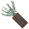 花瓶木製の植木鉢オフィスの装飾植物バスケット屋内農家の装飾人工植物を吊るす