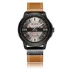 Curren/karien 8286 kalender waterdicht riem quartz casual heren gepersonaliseerd horloge