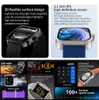 Z88 Pro Smart Watch S9 Curvo Schermo IPS da 2,1 pollici Controllo gestuale Touch Chiamata Bluetooth Quadrante personalizzato Orologio multi sportivo Fitness Tracker Bracciale Smartwatch