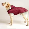 Hundkläder stor reflekterande med för klädstorlekar jacka husdjur regn all regnrock rand hoodie regnkläder valpar poncho vattentät