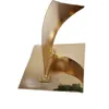 Dekoracja imprezy Gold Flower Road Metal Metal Wedding Table Centerpieces