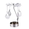 Portacandele Candele romantiche Candeliere per la casa Spinner Light Stand Portacandele rotante in metallo