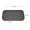 Plates SV-Bowl Plate Drain Tray Kitchen Sink Silicone Folding Dish Drying Mat Multifunctional Sundries Storage 2 Pcs