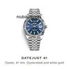 DayJust luksusowy biznes klasyczny zegarek 41 mm Automatyczne mężczyźni mechaniczne paski ze stali nierdzewnej Man Designer Wodoodporne zegarek