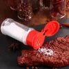 Yemek takımı setleri 8 PCS Castor Mutfak Mutfak Teslimleri Biber Shakers Spice Kavanoz Dispenser Cocina Plastik